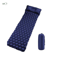 NPOT outdoor self inflatable folding air camping mat mattress sleeping mat inflatable camping with Pillow